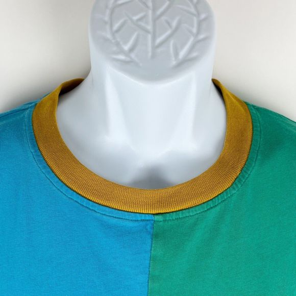 Odd Future OFWGKTA Blue Green Yellow Long Sleeve T-Shirt Size Large FLAW - Picture 3 of 14